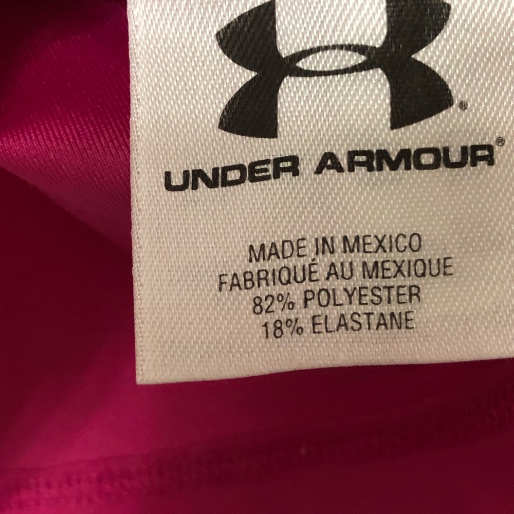 Under Amour Compression Workout Tank Top Magenta/Deep Pink Size Medium —#029 - Picture 6 of 13